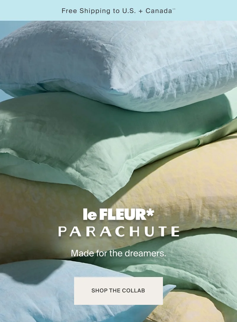 le FLEUR Parachute | Shop Now