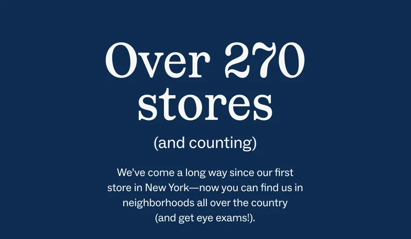 Over 270 Stores (and counting)