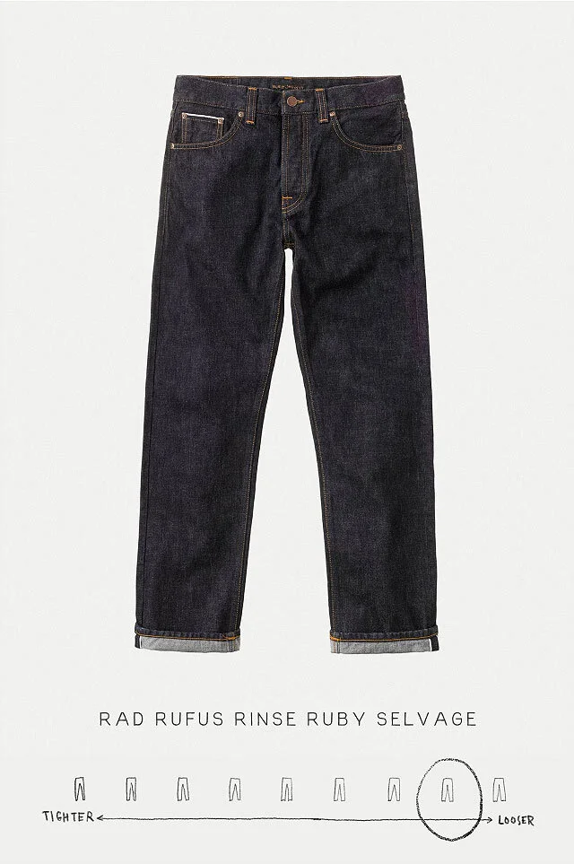 Rad Rufus Rinse Ruby Selvage