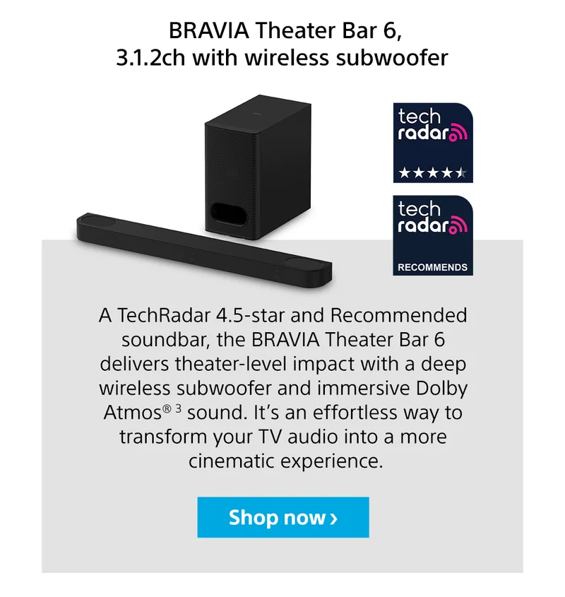 BRAVIA Theater Bar 6 | Shop now