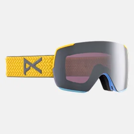 Anon M5S Goggles in a Golden Frame with a Perceive Sunny Onyx Lens