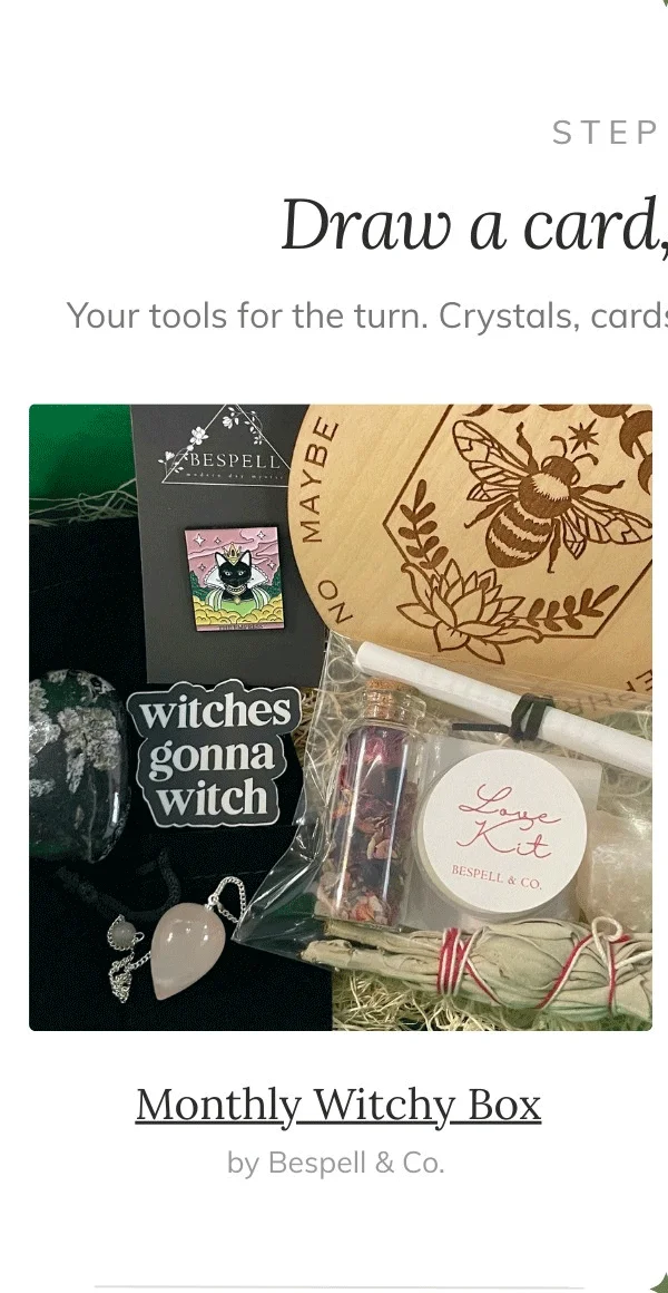 Monthly Witchy Box Bespell & Co.