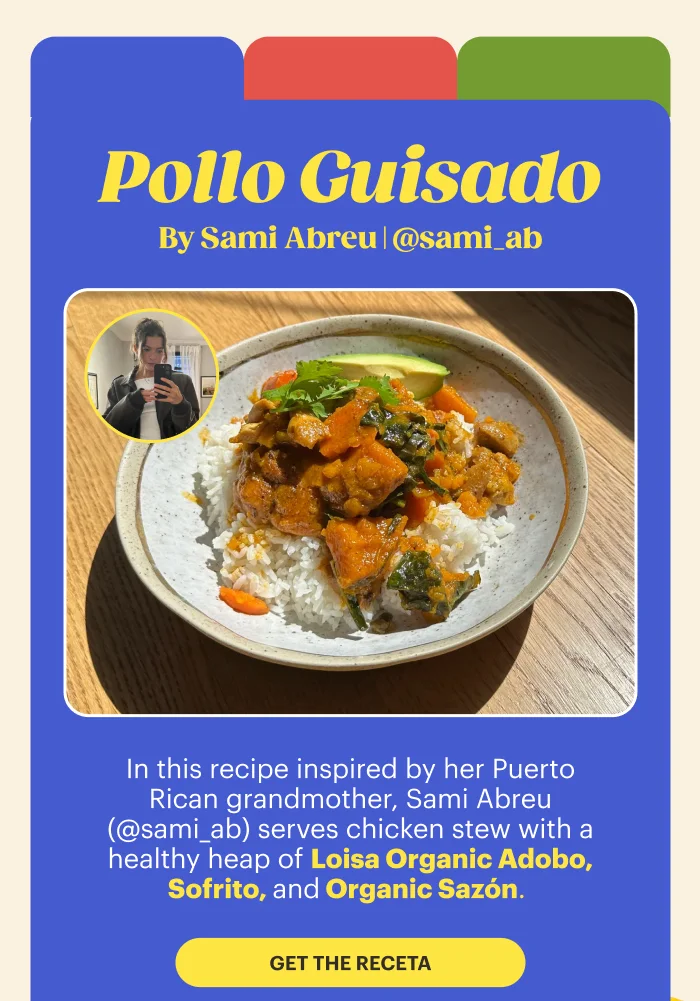 Pollo Guisado GET THE RECETA