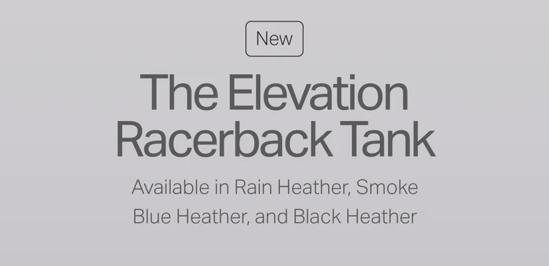 The Elevation Racerback Tank