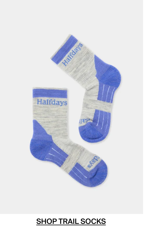 Shop the Trail Sock in Heather Grey/Sapphire