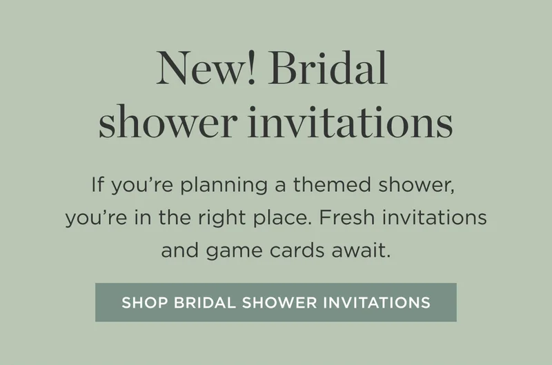 Shop Bridal Shower Invitations