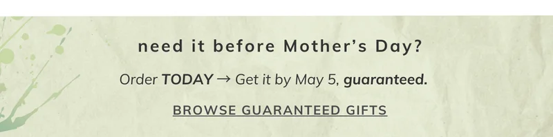 Fast Ship Gifts for Mother's Day