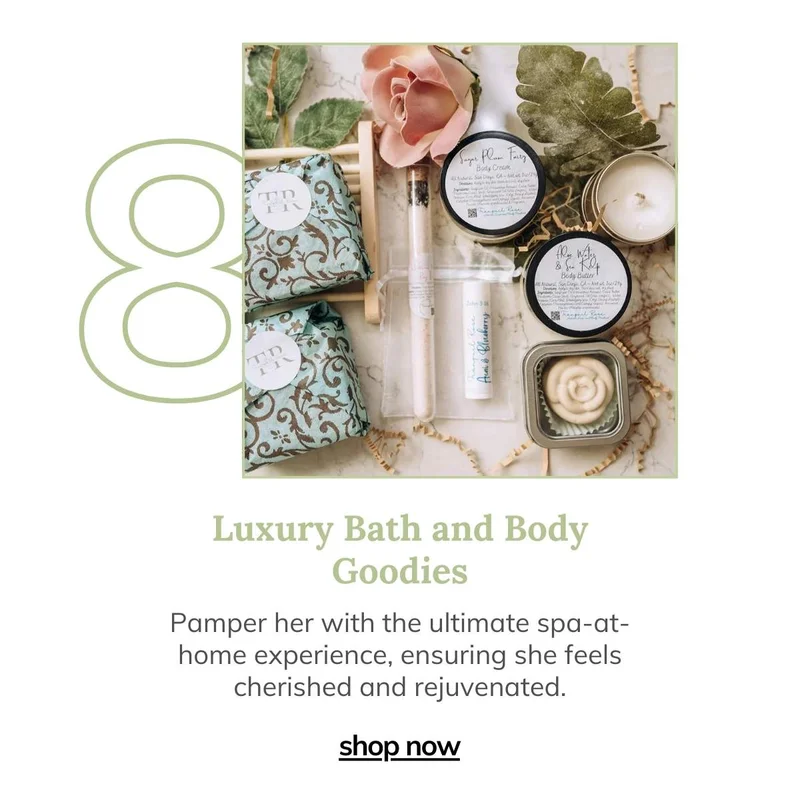 Luxury Bath and Body Goodies Tranquil Rose