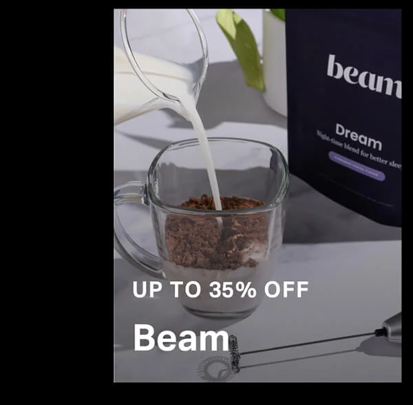 Up to 35% off Beam