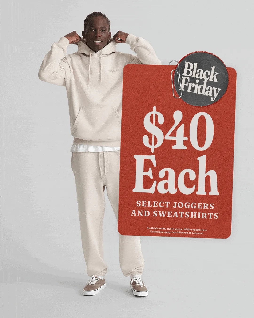 $40 Each Select Joggers and Sweatshirts