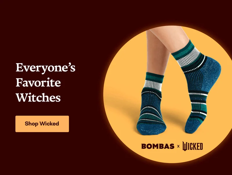 BOMBAS x WICKED. Everyone's Favorite Witches. Shop Wicked