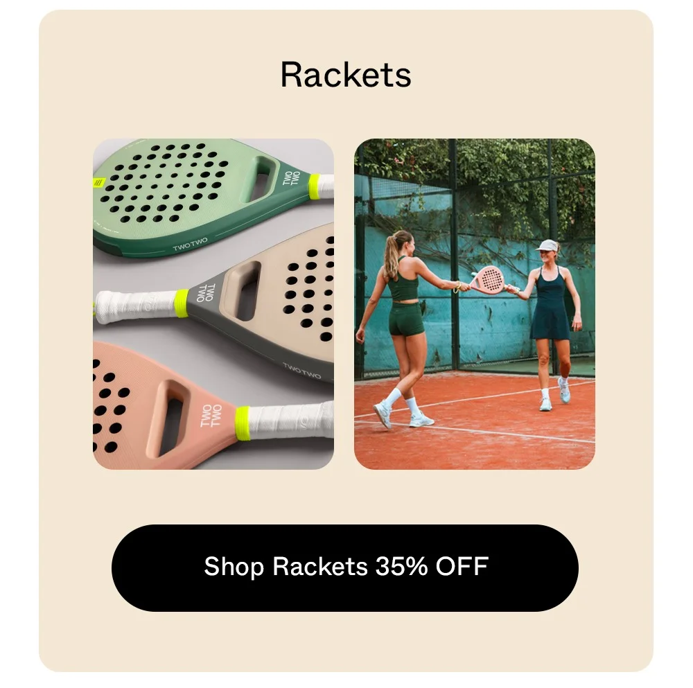 SHOP RACKETS 35% OFF