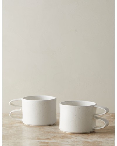 Ribbon Mug (Set of 2) by Sarah Sherman Samuel