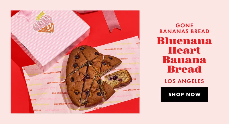 Bluenana Heart Banana Bread Bluenana Heart Banana Bread