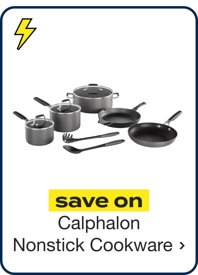 Select by Calphalon Hard-Anodized Nonstick Cookware, 10 Piece Set