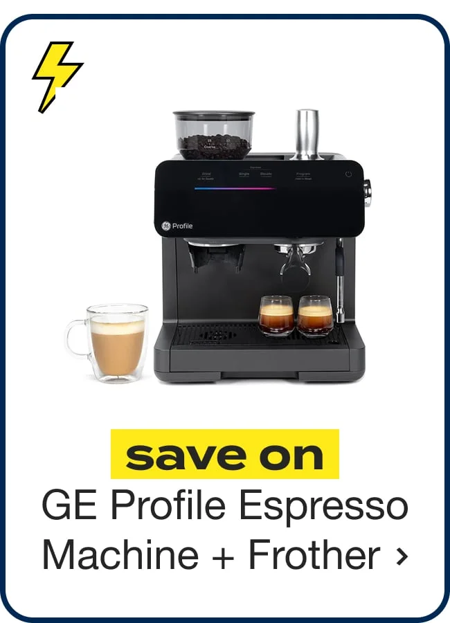 GE Profile Semi Automatic Espresso Machine + Frother