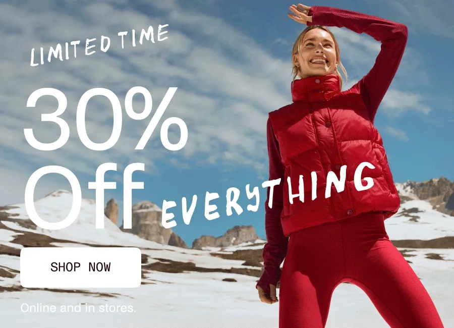 30% Off Everything & Up to 75% Off Sale