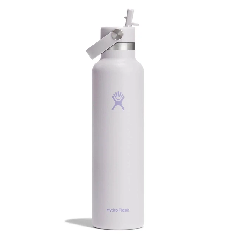 Image of 24 oz Standard Mouth with Flex Straw Cap - Cloud Pink