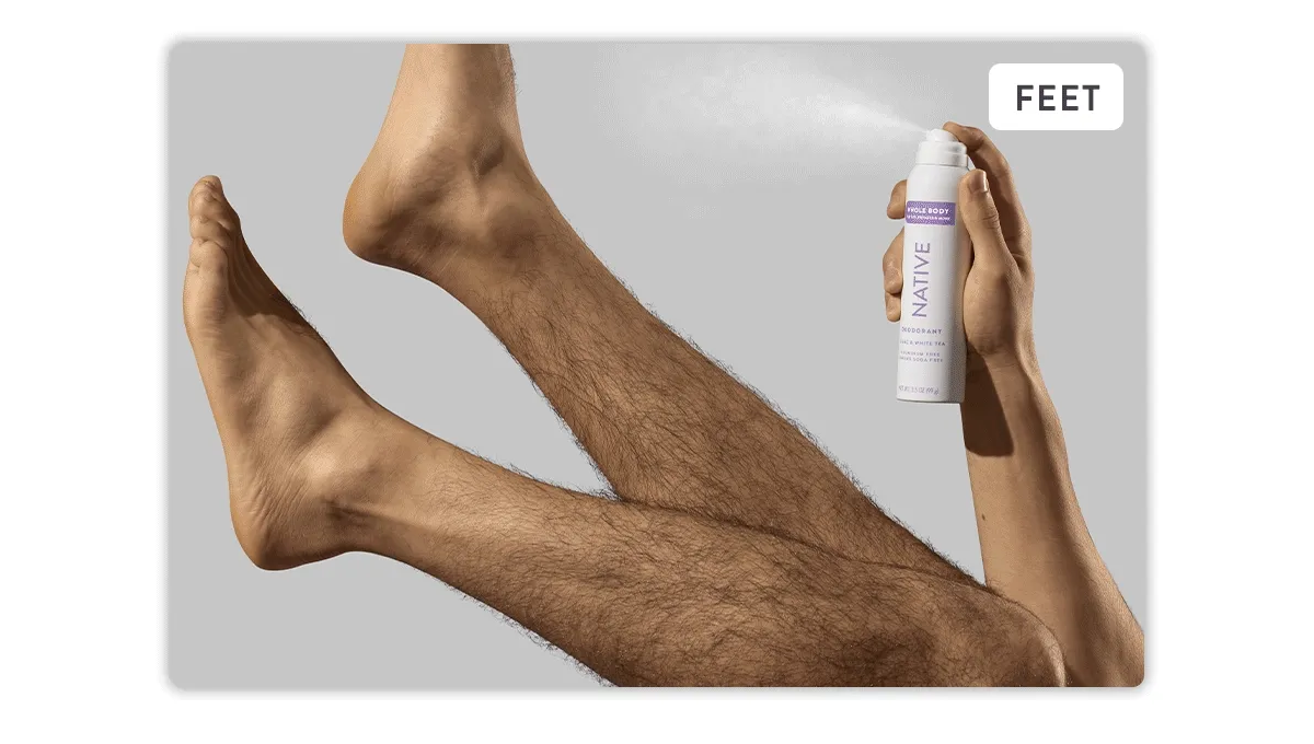 72-Hour Odor Protection Where You Want It. | Unbelievably effective for your pits, gentle on sensitive areas. Use it on your underboob, chest, privates, and more! Take that, stinky feet. | SHOP NOW