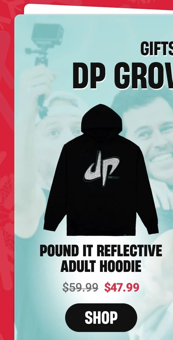 Pound It Reflective Adult Hoodie