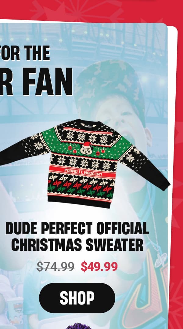 Dude Perfect Official Christmas Sweater