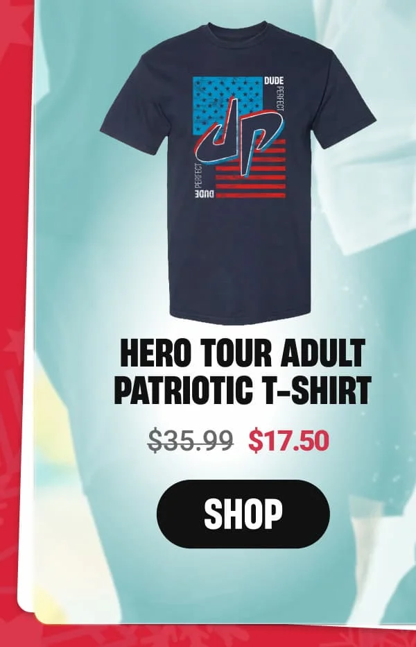 Hero Tour Adult Patriotic T-Shirt