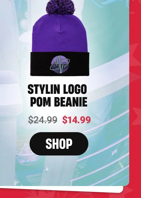 Stylin Logo Pom Beanie