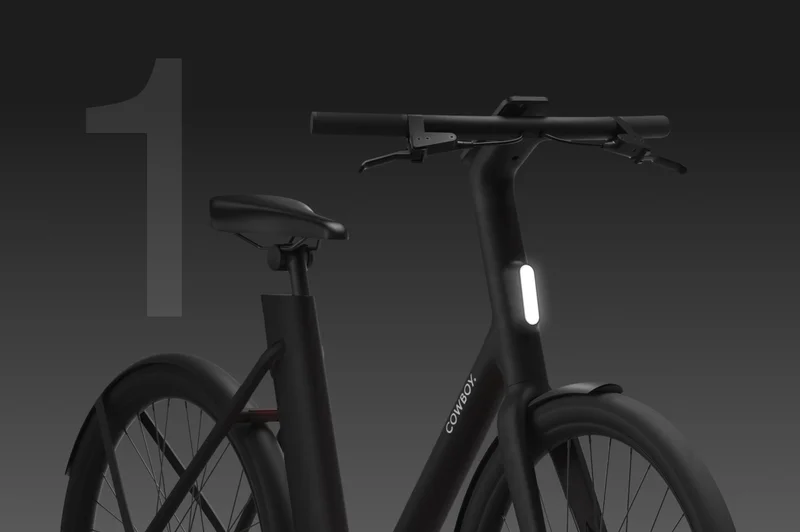 A photograph render of the Cowboy Cruiser ST Black