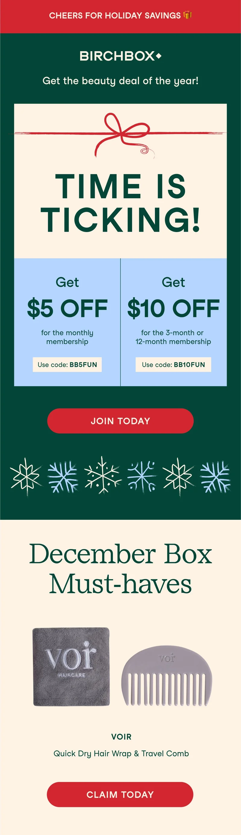 Last chance for these savings!