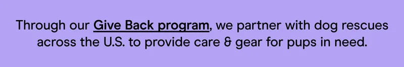 Give Back Program