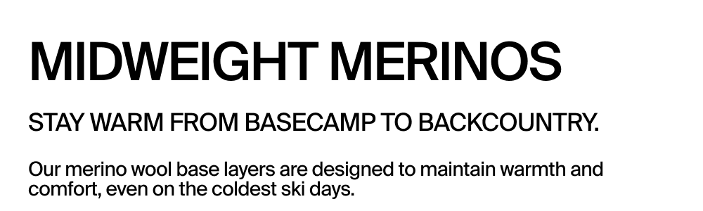 Shop Merino Base Layers
