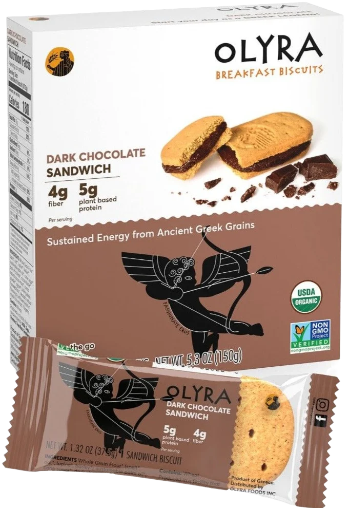 Image of Olyra Breakfast Sandwich Biscuit Dark Chocolate