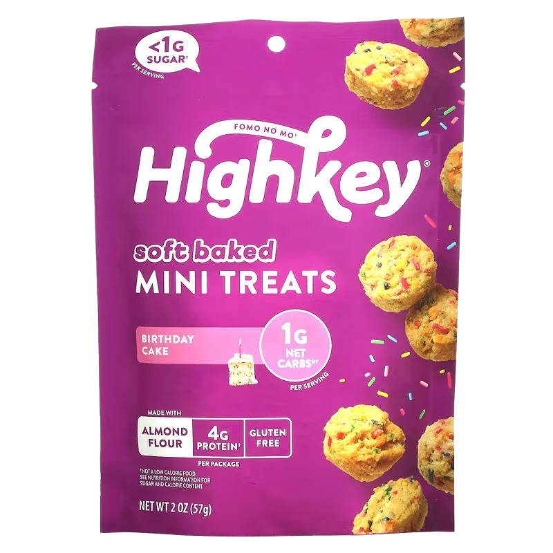 Image of High Key Snacks Birthday Cake Soft Baked Mini Treats