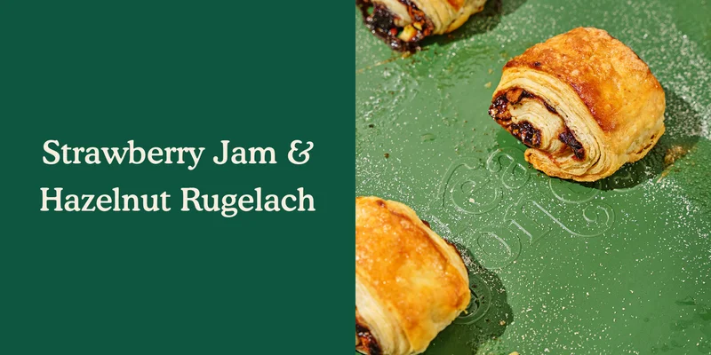 Strawberry & Hazelnut Rugelach
