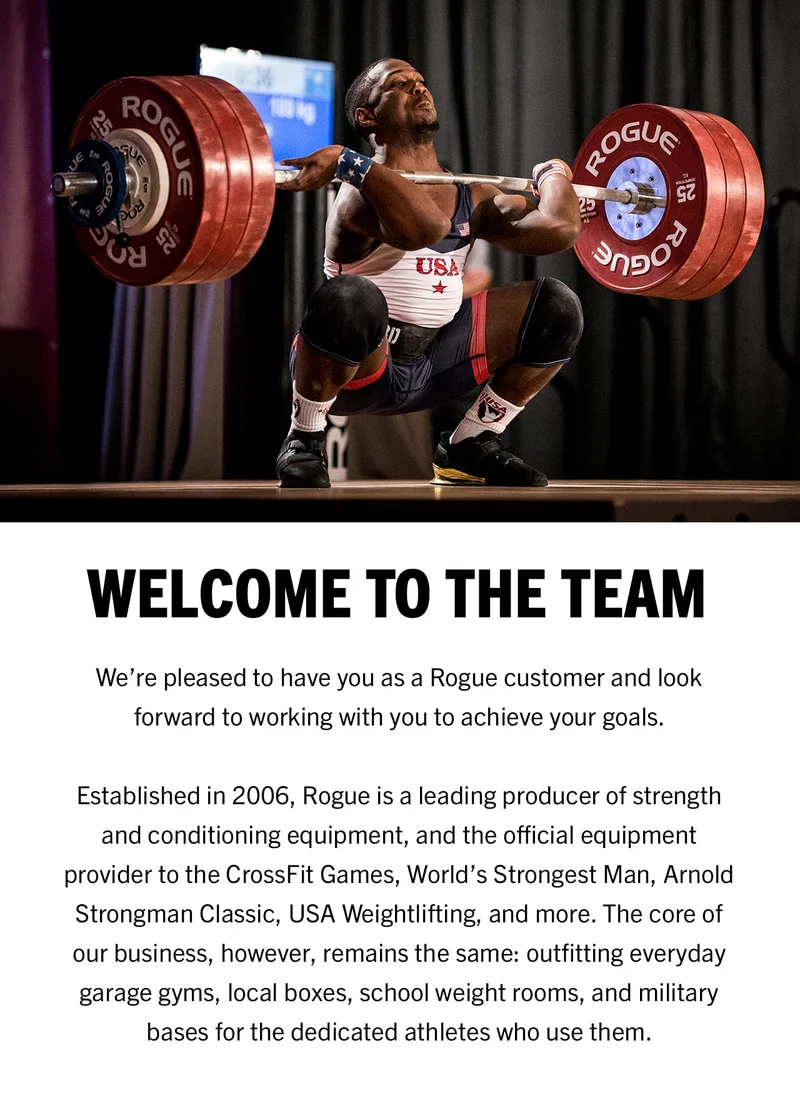 Welcome To the Team