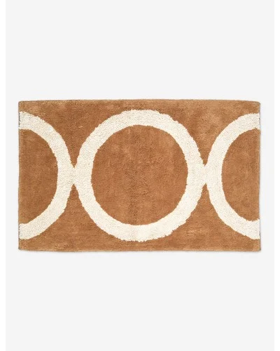 Palomino Bath Mat by Morrow Soft Goods-Basil and Natural / 21" x 34"