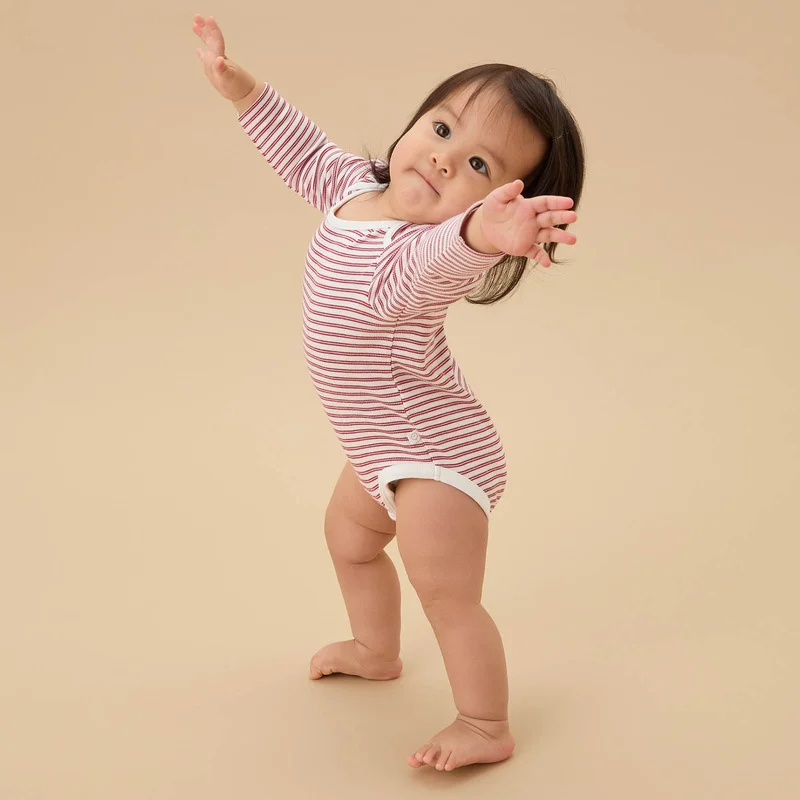 Image of Red Stripe Bodysuit