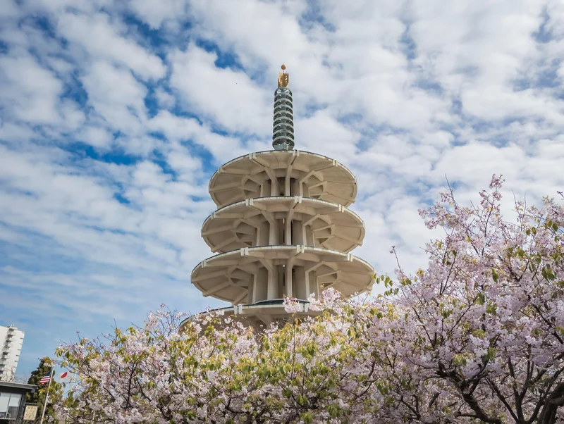 Travelers can visit the Peace Pagoda in this city’s Japantown Peace Plaza. The five-story concrete stupa—a gift from Osaka, Japan in 1968—symbolizes the friendship between the United States and Japan.
