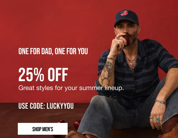 25% off Shop Men's