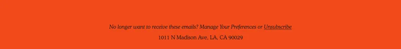 Manage Preferences