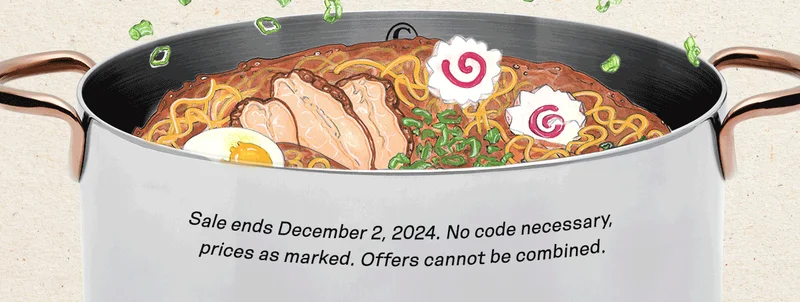 Sale ends December 2, 2024. No code necessary, prices as marked. Offers cannot be combined.
