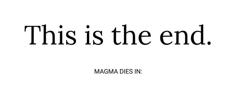 This is the end.