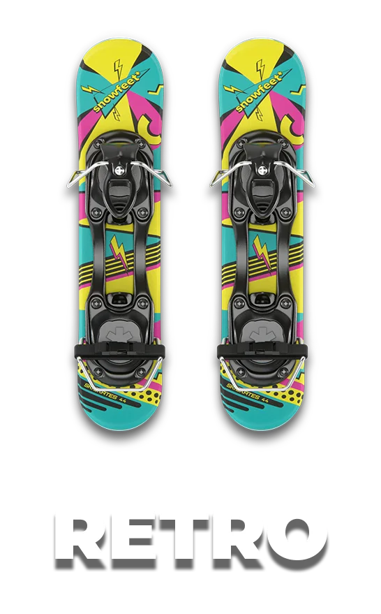 Skiskates 44 CM RETRO