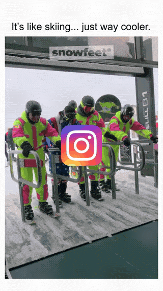 Instagram Snowfeet Viral Reel