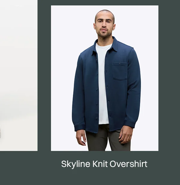 Iron Navy Skyline Knit Overshirt