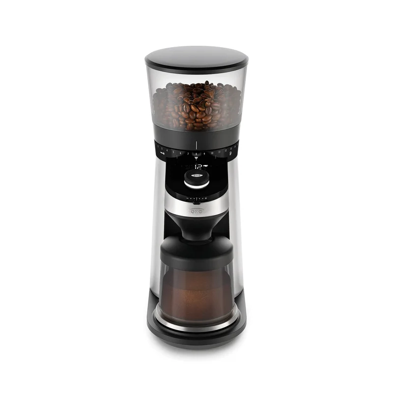Image of Conical Burr Coffee Grinder with Integrated Scale