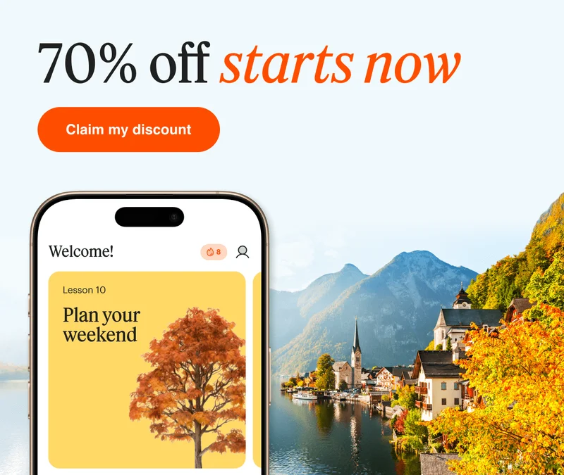 70% off starts now