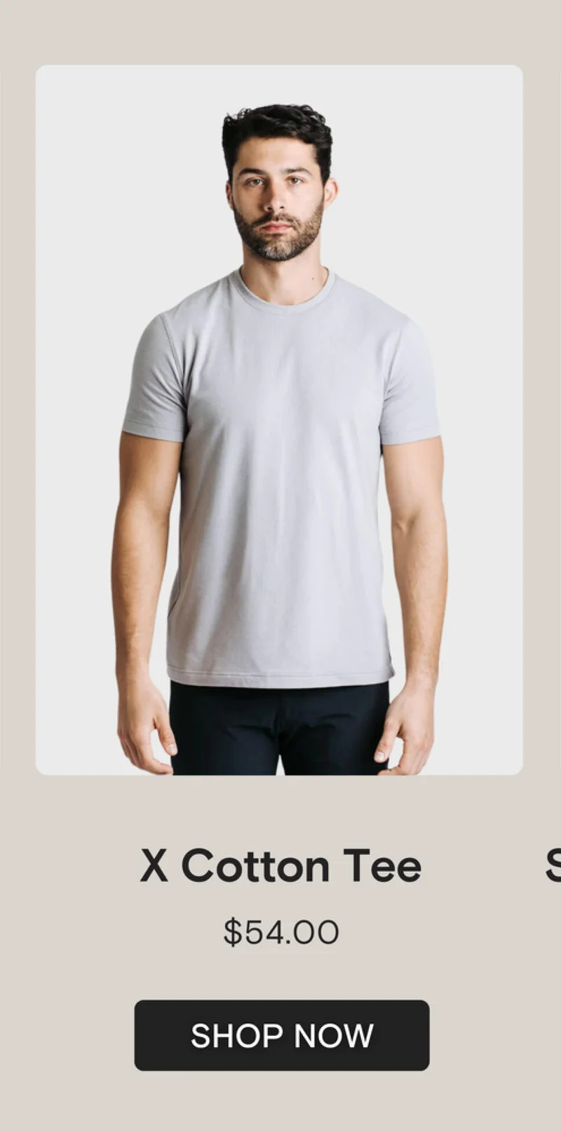 X Cotton Tee