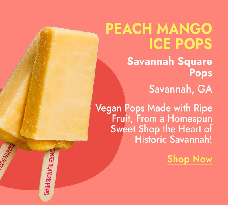 Peach mango ice pops