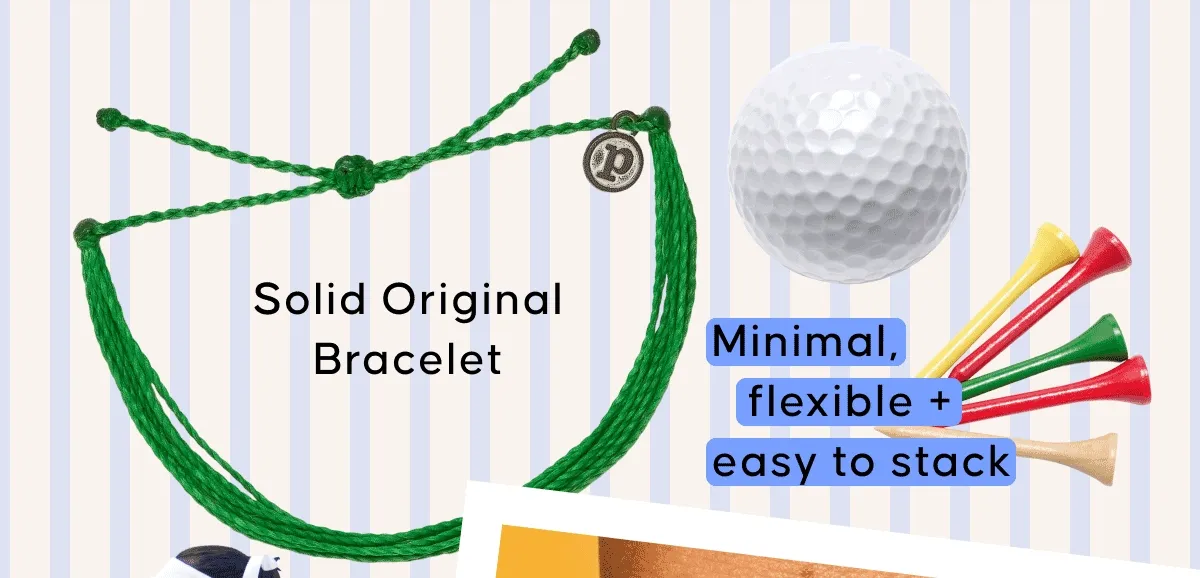 Solid Original Bracelet. Minimal, flexible + easy to stack.